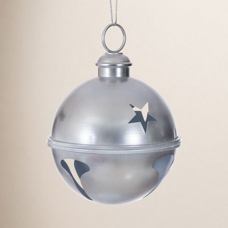 Shatterproof Holiday Shaped Ornament, 14" H x 14" W x 14" D, Silver