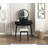 Beautiful Vanity Dresser With Mirror And Stool Set Storage Drawers Luxury Furniture 1Pc Led Mirror-646533765
