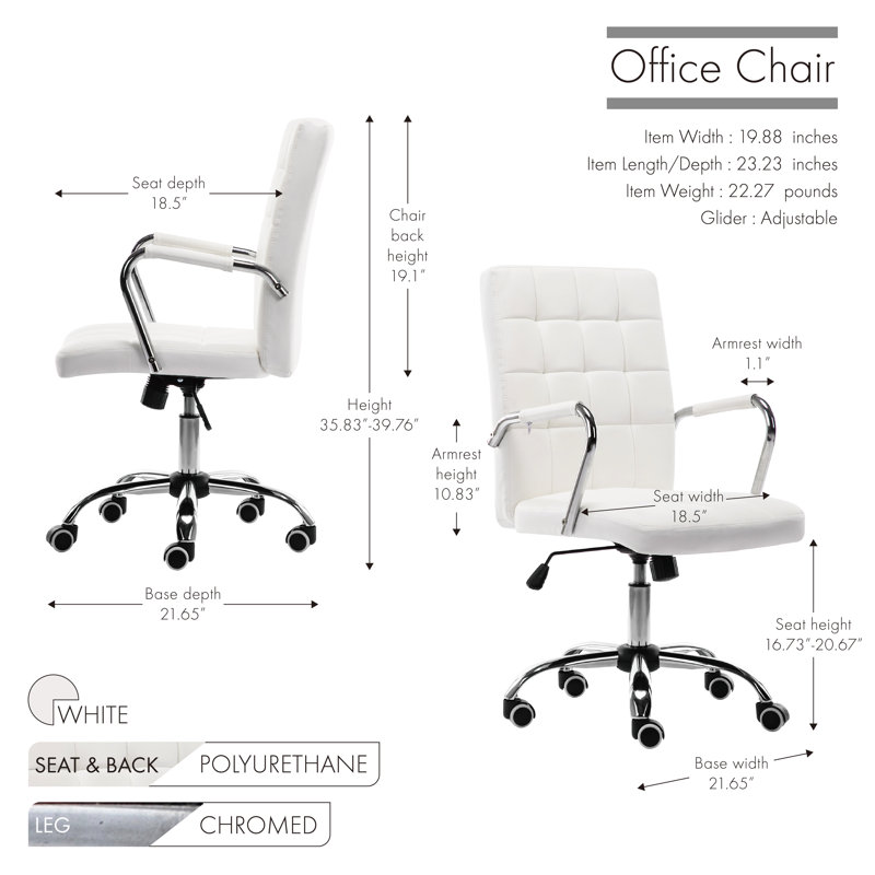 Office Chair, White