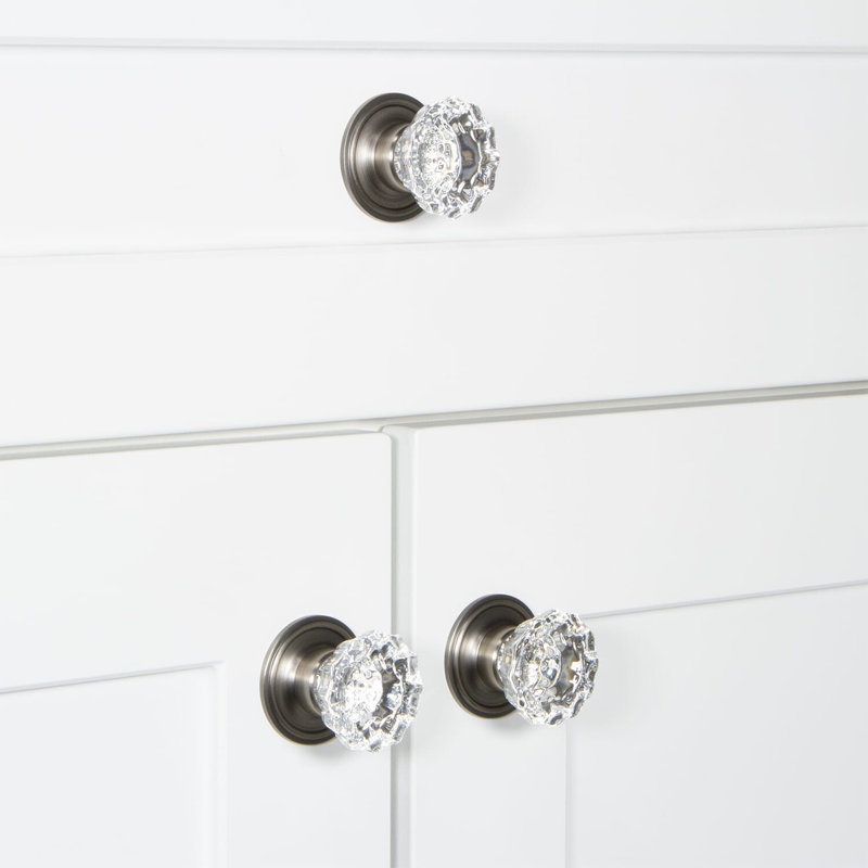 Versailles Round Knob, Antique Pewter