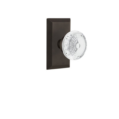 Studio Plate with Crystal Meadows Knob