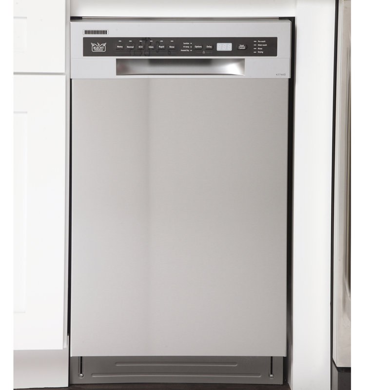 Professional 18 in. Front Control Dishwasher with Stainless Steel Tub & Multiple Filter System