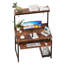 Bureau d'ordinateur 31,5 "avec huche, bureau peu encombrant, table d'étude, table de travail PC-1387960001