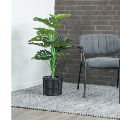 90cm Faux Monstera Tree in Planter