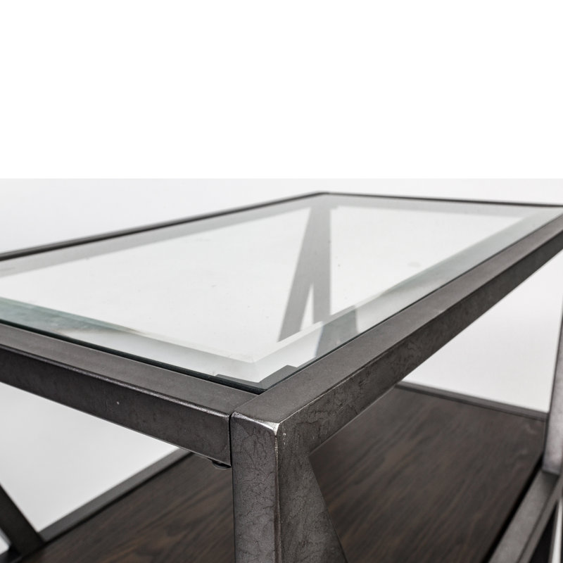 Collingdale 48'' Glass Top Console Table