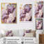 Abstractions dorées et mauves sur toile-419545801-345719405