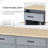 Grey Blue Kitchen Island With Solid Wood Desktop, 4 Door Storage Cabinet, 2 Drawers, Spice & Towel Rack, Lockable Wheels Cart Top And Locking-1040131042