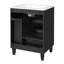 Meuble-lavabo simple 24 po avec comptoir en céramique 24 po-171455552