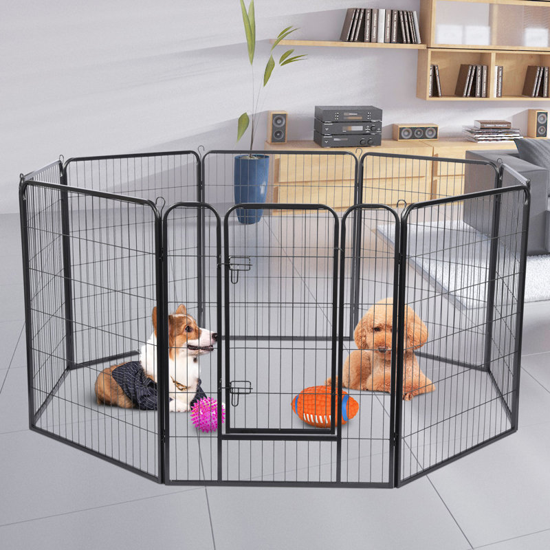 17DPP006007_wfv Très grand parc pour enclos d'exercice pour chien, H 31,5 po x l 39,38 po x P 39,38 po