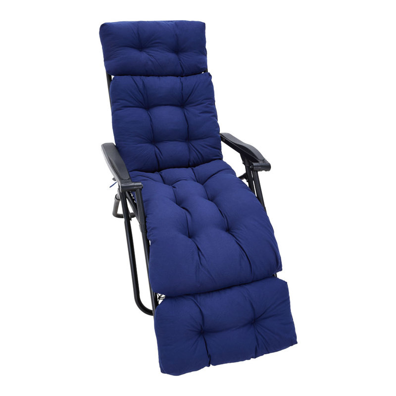 Outdoor Seat/Back Cushion, Navy Blue