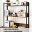 Armoire d'intérieur pour chat avec bac à litière, tablette de rangement et bloc-notes, salle de bain secrète, 2 portes, grande tablette brune, abri, porte cachée,