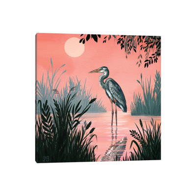 Crane by Vasilisa Romanenko - Painting on Canvas