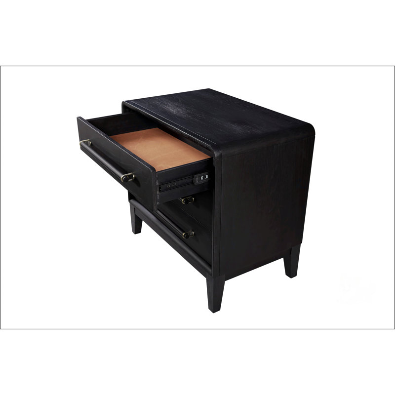 3 Drawer Nightstand With USB