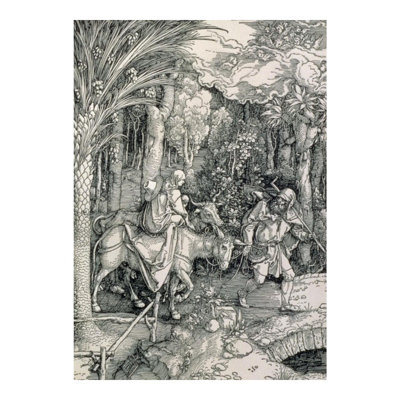 La fuite en Égypte de la série «Life of the Virgin» par Albrecht Dürer - Estampe numérique