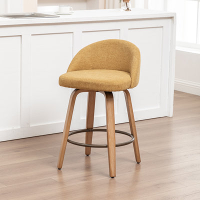 Swivel Upholstered Counter Stool