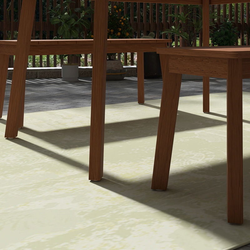 3-Pieces Acacia Wood Table Bench Dining Set With 2 Benches