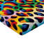 Drap-housse à imprimé léopard Ambesonne_ Arc-en-ciel surréel_ Orange multicolore-95976954