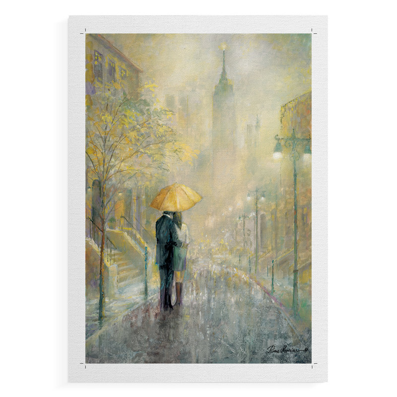City Romance - Impression sur toile seulement - NON-CADRE, H 18 po x l 12 po