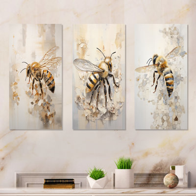 Minimalism Buzzing Bee