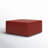 Balf 36" Faux Leather Square Pouf Ottoman-1802597367