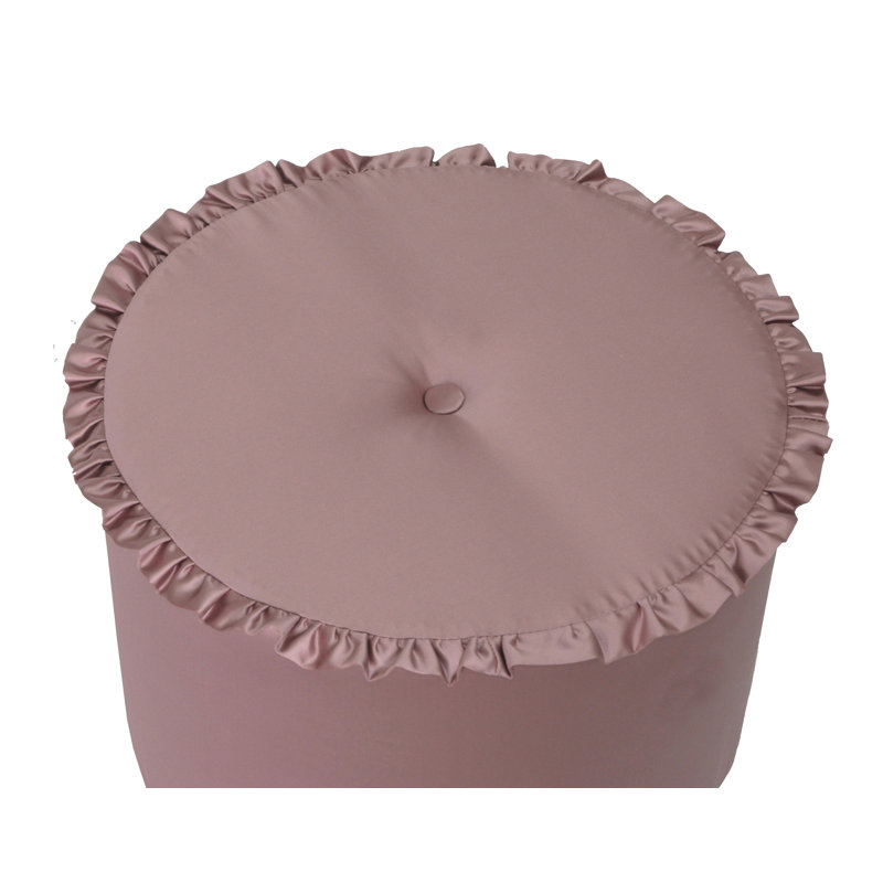 Manufactured Wood Accent Stool, Pink