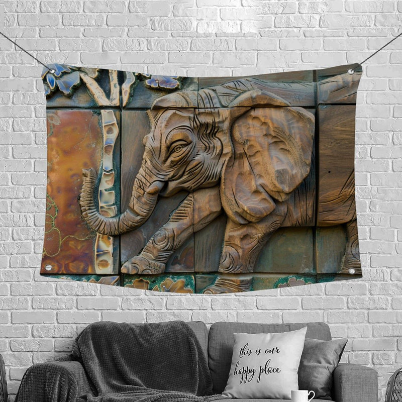 Microfiber Fabric Tapestry, 88" H x 104" W