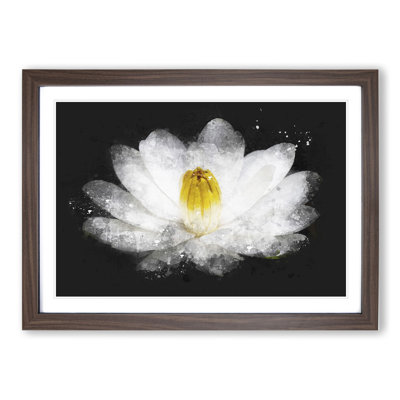 Heart of a White Lily - Picture Frame Graphic Art