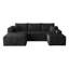 Canapé modulaire 95 "avec repose-pieds Cloud-1612196325
