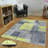 Premium Woven Carpet, 5.2 x 7.5 ft, 100% Polyester, Antibacterial, Non-Slip Underside, 0.3 in Pile Height | Machine Washable, 3D Digital Print | Perfect for Living Room, Bedroom & Office Décor-235769146