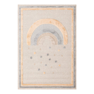 Unique Loom Prismatic Whimsy Kids Rug