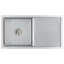 Belfry Kitchen ArAgon 440mm W Steel Flush Kitchen Sink-2082121035