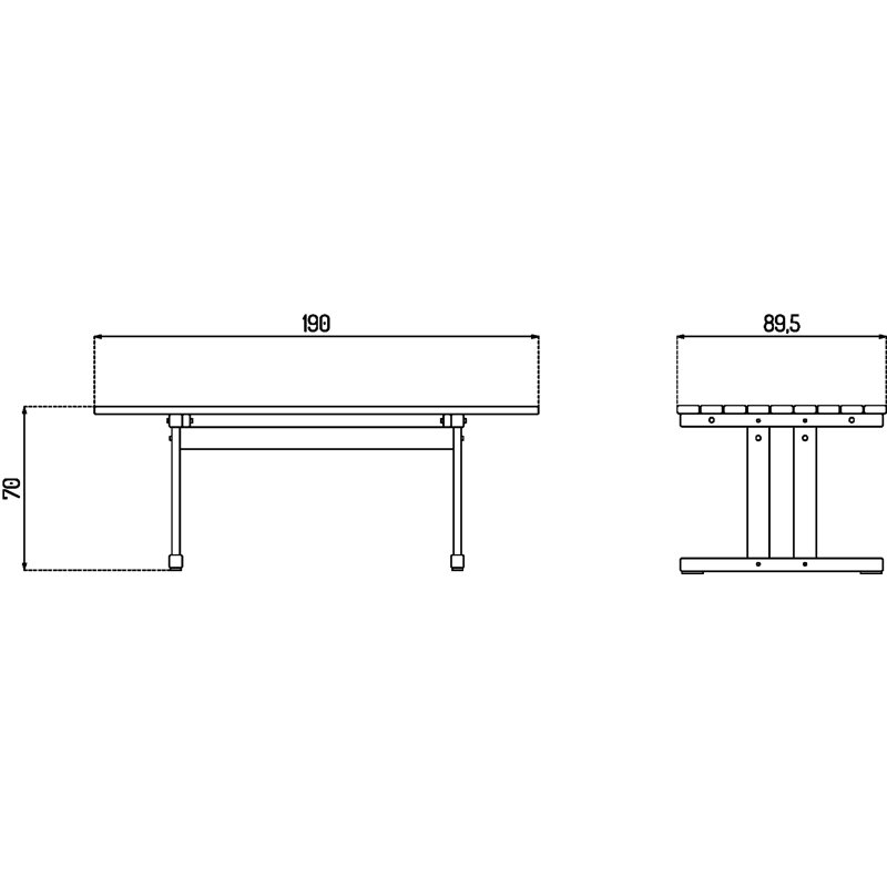Ermelundene Outdoor Garden Table