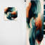 Lamberti - formes abstraites et dessin au trait IV - rideau en velours moderne - obscurcissant - 1 panneau-3510550