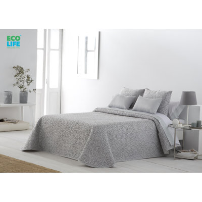 Rossmoor Polyester Floral Bedspread