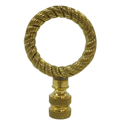 Rope Wreath Lamp Finial