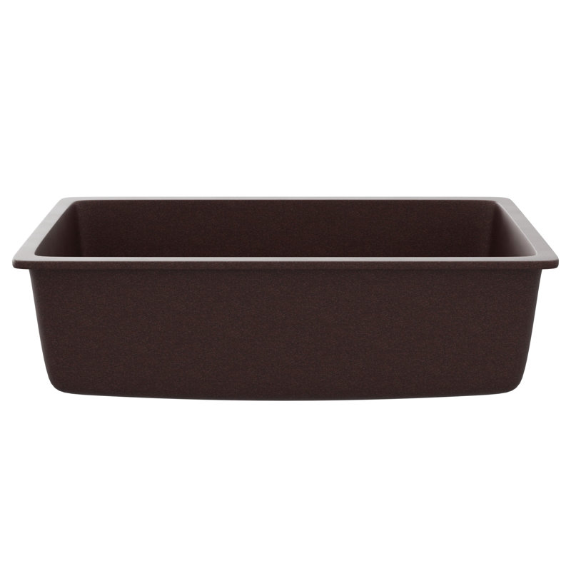 Évier de cuisine StoneCore à cuve de 76 cm (30 pouces) en pierre de Sienne, Non, Pierre de Sienne