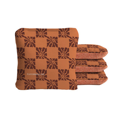 Checkered Boho Beach Synergy Soft Cornhole Bags
