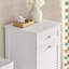 Lyonsdale Wood Cabinet Laundry Hamper with Handles-950118109