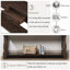 Console en bois de 63 po avec 3 tiroirs et 1 tablette inférieure pour le couloir d'entrée-933463819
