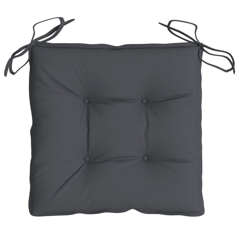Outdoor Seat Cushion, Anthracite, 2.8" H x 19.7" W x 19.7" D