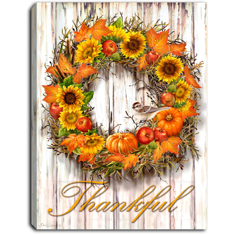 Toile de fond avec chevalet 8 pi x 6 pi Thankful