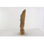 Sculpture en bois de teck brun