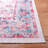 Aminah Ivory / Light Blue Machine Washable Rug-1483199541