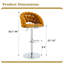 Swivel Upholstered Counter Stool-289839997
