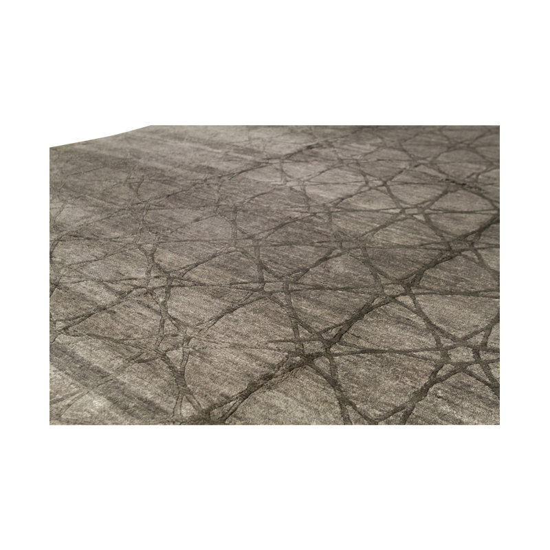 Windsom Hand-Knotted High-Quality Gray Area Rug