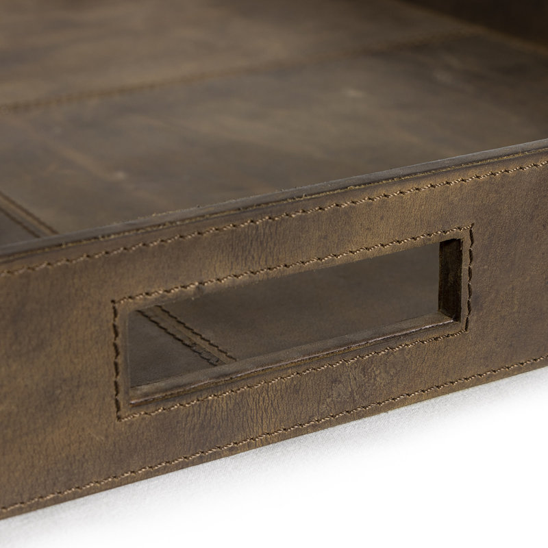 Derby Decorative Tray, Brown