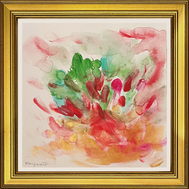 The Touch of Blossom No.2 by Fanyu Lin - Single Picture Frame Painting