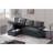Upholstered Pull Out Sectional Sofa With Chaise-1423282251