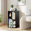 Lyonna 2-Tier 3-Cube Open Bookcase, Small Bookshelf with Shelf, Storage Organizer for Home Office, Living Room (Set of 2)-162587992