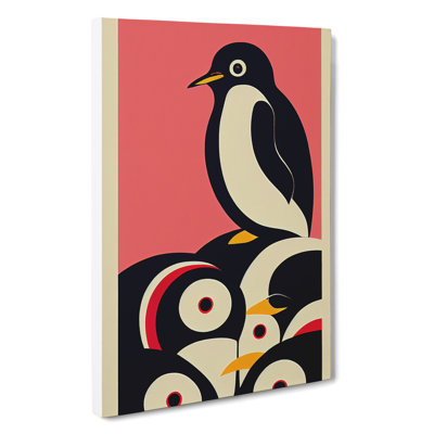 Modern Abstract Penguin No.7 - Wrapped Canvas